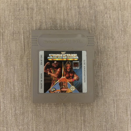 WWF Superstars Nintendo Game Boy game cartridge used