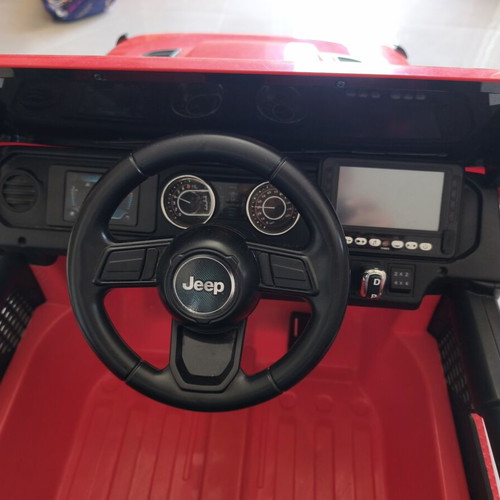 Jeep Wrangler 4x4 electric kids car with rubber wheels