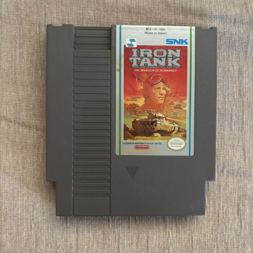 Iron Tank Nintendo NES game, American version