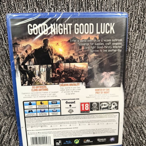 Dying Light PS4 new factory sealed with Be the Zombie DLC