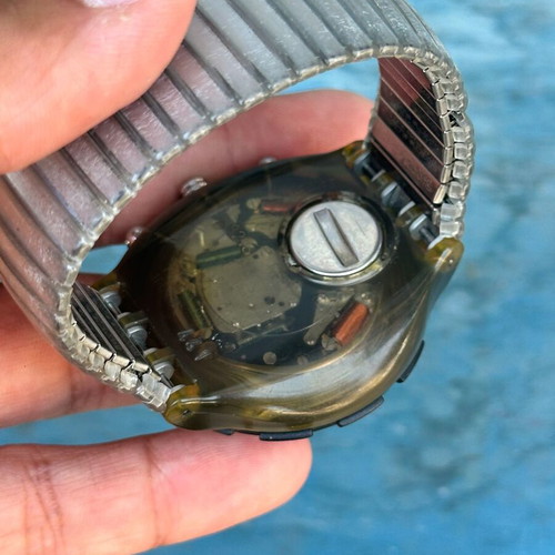 Swatch Vintage Chronograph Diver 200M 1993 used for repair or parts