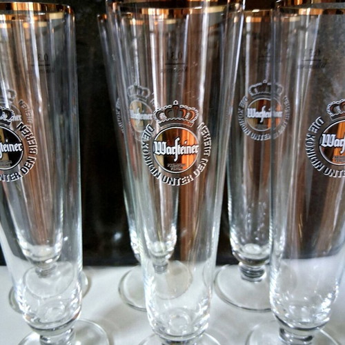 Warsteiner collectible beer glasses 0.3 lt set of 6 new