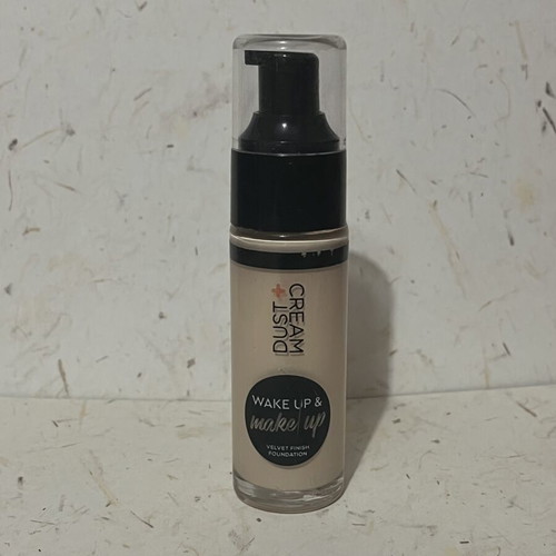 Dust+Cream Foundation Wake Up & Make Up 30ml used, shade 0.5C