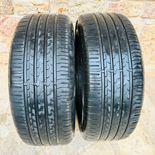 Continental EcoContact 6 tires like new, 225/55/17, set of 2