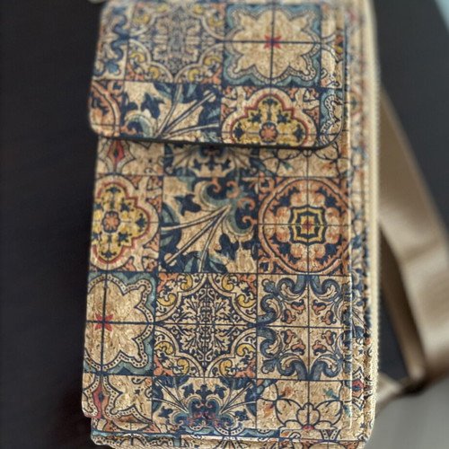 Women's crossbody bag-wallet with phone pocket new, boho ethnic design