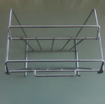 Metal shelf rack