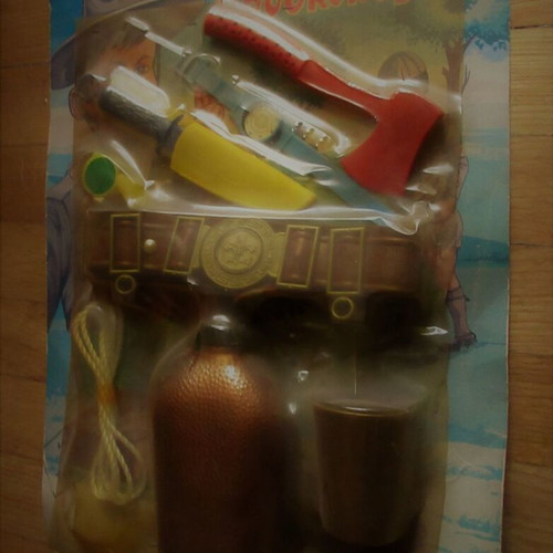 Plastic individual items set O Mikros Proskopos from Antony 70s new