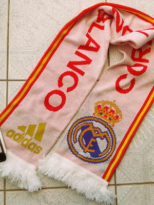 Real Madrid Adidas scarf like new, authentic