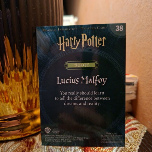 Harry Potter Lucius Malfoy card new, rare collectible edition