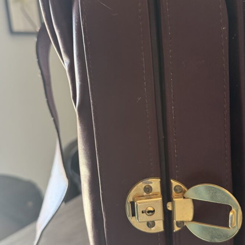 Cartier vintage leather suitcase used