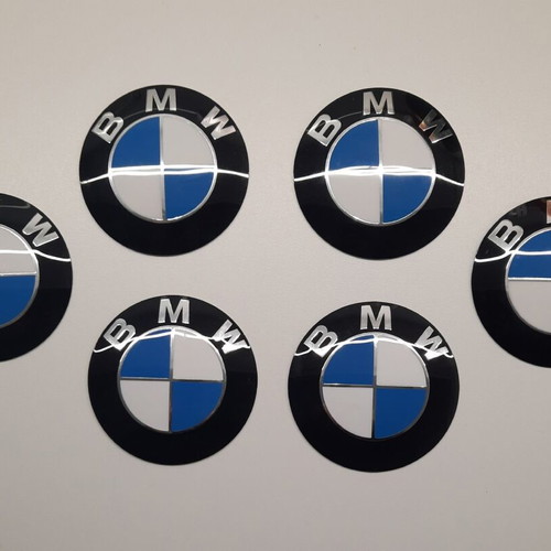 BMW E Series E38/E66/E65 metal trunk lid badges new