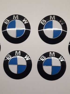 BMW E Series E38/E66/E65 metal trunk lid badges new