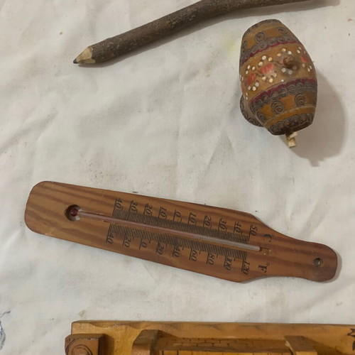Wooden vintage decorations used