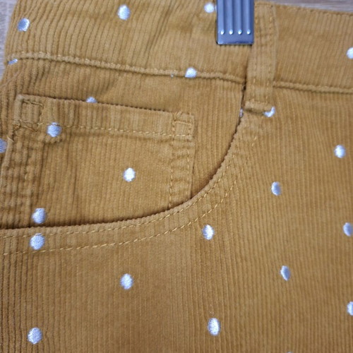Cotton corduroy skirt TU mustard-yellow size 50-52 like new