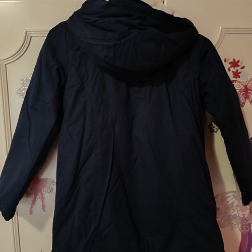 Girls' parka 10 years 140 cm like new, blue