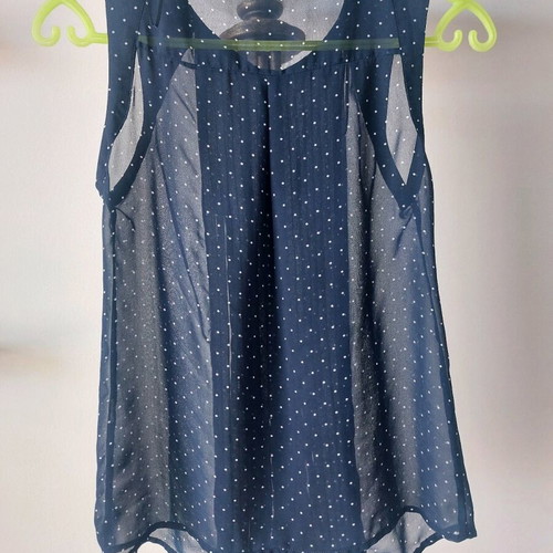 Zara Sheer Polka Dot Shirt like new, size S