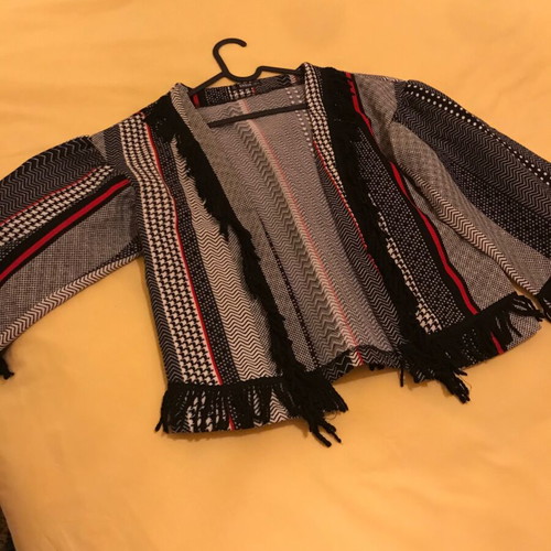 Shein cardigan with fringes like new