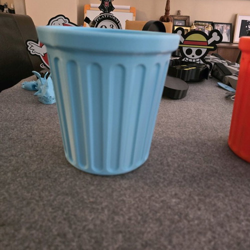 Office bin 3d printed orange like new, PLA plastic