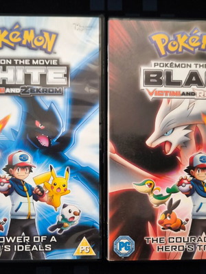 Pokemon The Movie Black and White Victini and Reshiram Zekrom DVD set