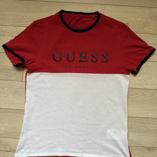 Guess Los Angeles Colorblock Ringer T-Shirt, men's M
