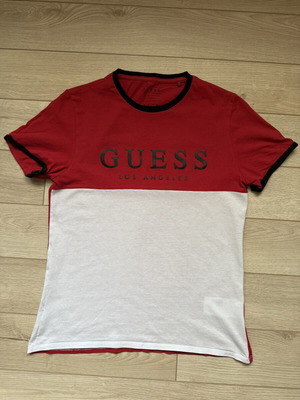 Guess Los Angeles Colorblock Ringer T-Shirt, men's M