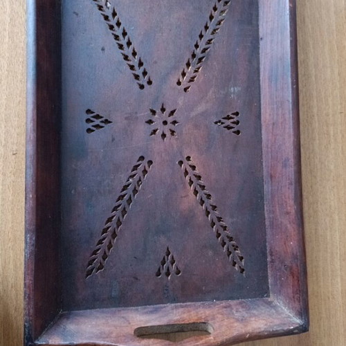 Wooden tray used 35cm x 22cm