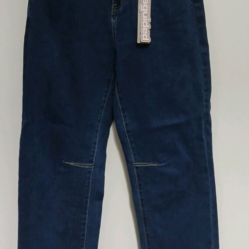 Women's pants new, elastic, straight fit, blue