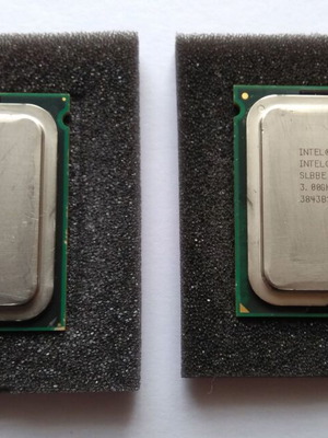 Intel Xeon X5450 CPU used, pack of 2, LGA771 socket