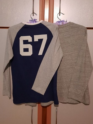 Set of 2 Ralph Lauren boys' cotton t-shirts used, size 12-14
