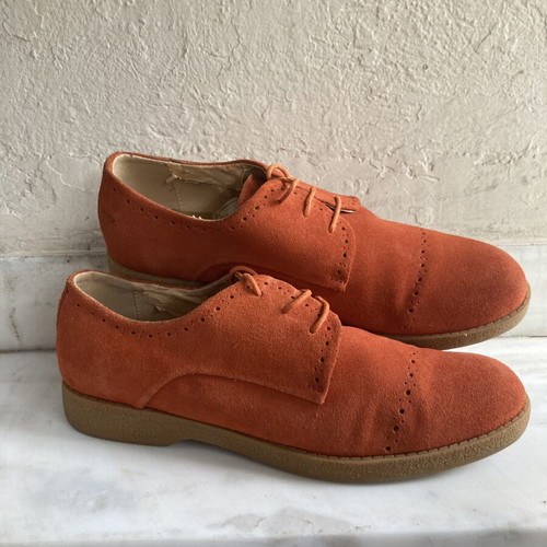 Villains SF Orange shoes used size 43.5 moccasins