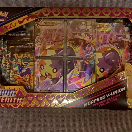 Pokemon TCG Crown Zenith Morpeko V-UNION Premium Playmat Collection new