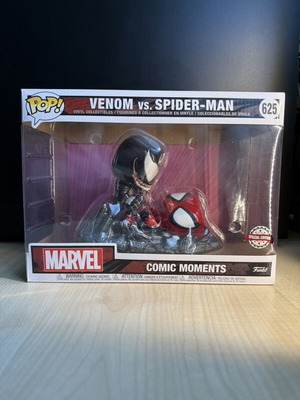 Funko Pop Marvel Comics Moment Venom vs Spider-Man Metallic 625 new