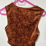 Shein embossed t-shirt size M used, orange