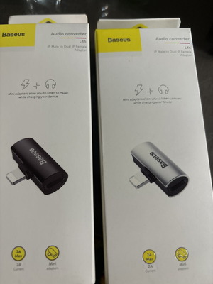 Baseus adapter L46 Lightning to 2x Lightning new