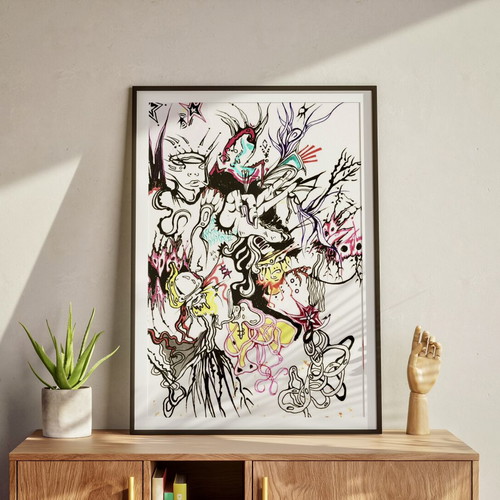 A3 self made art print poster new