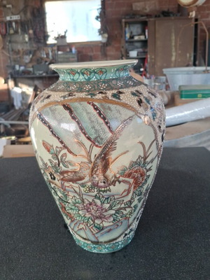 Satsuma vase like new, 26 cm height