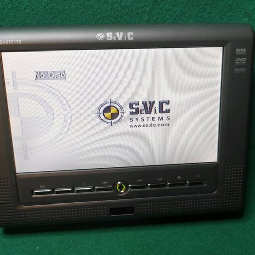 Sevic DVD player used with charger and carrying case