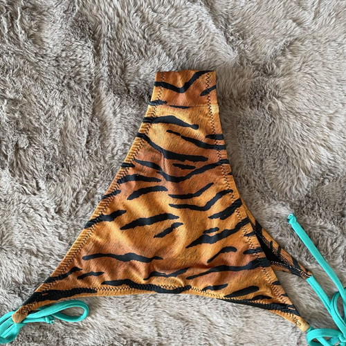 SunsetGo bikini medium, like new, brown and turquoise