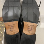 Black suede boots, size 44