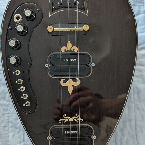 Handmade Electric Saz Tekinler İlyas Tekin like new with ASE M1 magnets