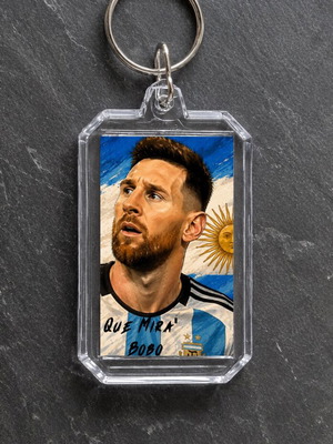 Lionel Messi 2022 World Cup acrylic keyring