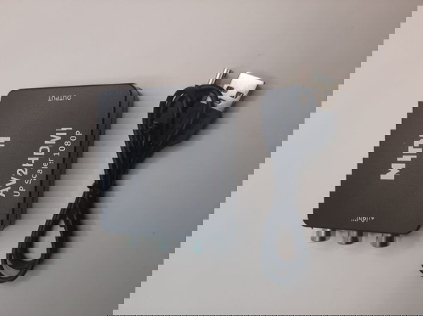 Μετατροπέας RCA σε HDMI Μαυρο