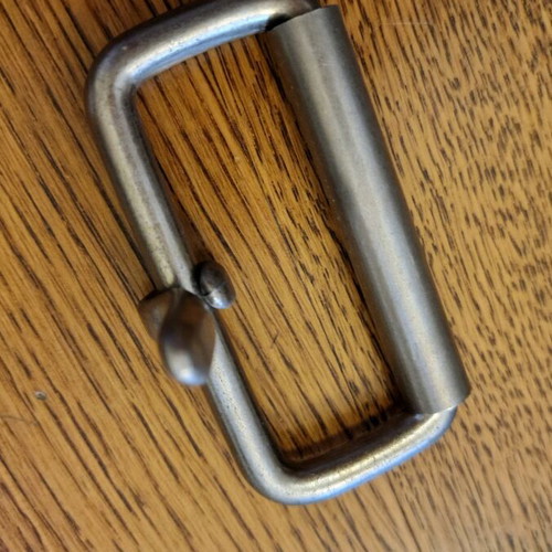 Metal buckle like new, silver
