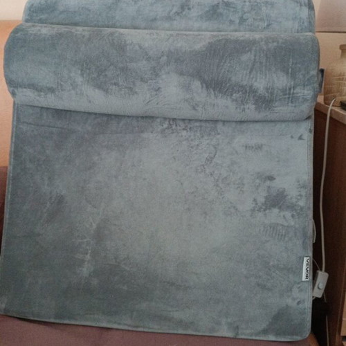 Adjustable orthopedic bed wedge pillow like new, memory foam