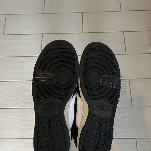 Nike Panda Dunks Low sneakers, size 45, black and white
