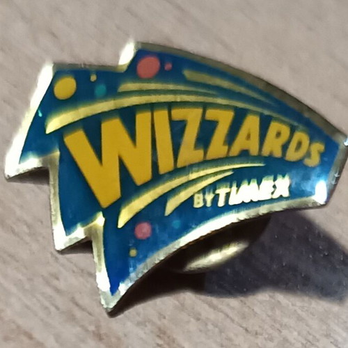 Wizzards by Timex pin like new, vintage 1980s