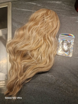 Extension blonde long 40 cm ponytail pocket style with comb new