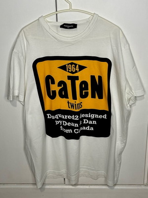 Dsquared2 T-shirt white, size XXL, like new