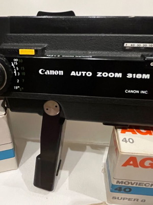 Canon Auto Zoom 318M vintage cine κάμερα καινούργια με 3 σφραγισμένα φιλμ AGFA