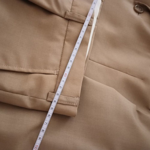 Delius men's suit new, size 52, wool cashmere blend beige
